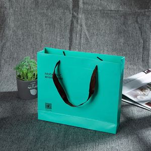 Custom Printed Luxury Jewelry Clothing <b>Gift</b> <b>Bags</b> for Small Business Shopping <b>Paper</b> Retail Hard Wedding Packing Biodegradable <b>Bag</b> - Product Image 2