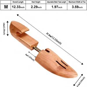Lot de 2 embauchoirs en bois de cèdre anti-rides, anti-plis, pour la conservation du cuir, désodorisants et anti-mites - Product Image 6