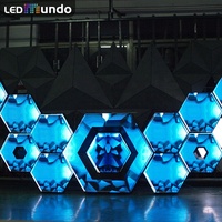 A MENÉ LA Cabine De DJ Nid HD de Mur de Boîte De Nuit Décoration Nouveau Design A Mené Le Signe D'affichage SMD Panneau Pantalla a mené