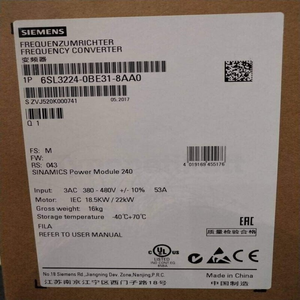 โมดูลพลังงาน SINAMICS G120 PM240 รุ่นดั้งเดิม 6SL32240BE318AA0 สำหรับ PLC - Product Image 5