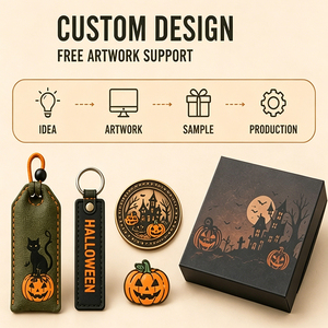 Coffret cadeau d'Halloween personnalisé, Sachet remplissable, Breloque, Étiquette de bagage, Porte-clés, Patch PVC, Épinglette en émail, Pièce de monnaie, Boîte cadeau, Cadeau promotionnel OEM ODM - Product Image 2