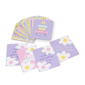 Impresión de Tarjetas de Afirmación para Mamá con Diseño Personalizado, Tarjetas de Ánimo para Mujeres - Product Image 1