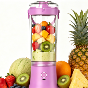 Workout <b>Smoothies</b> <b>Bottle</b> 600ml <b>Smoothie</b> Blender USB Rechargeable Juicer Cup Portable Electric for Fresh Fruit and Veggie Drinks - Product Image 2