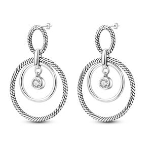 Boucles <span class=keywords><strong>d</strong></span>'oreilles clous en argent plaqué or, motif étoile, lune, soleil, planète bleue, zircon scintillant, accessoire <span class=keywords><strong>d</strong></span>'ambiance pour soirée - Product Image 3