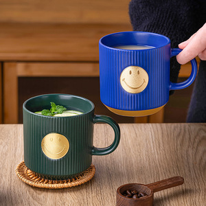 Ceramic Mug 380ml Gold Plated Retro Design Coffee Tea Cup Gift - Product Image 1