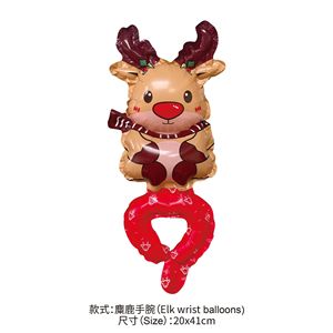 Kerst Pols Ballon Kerst Hoofdband Ballon Kinderen Speelgoed Santa Claus Aluminium Film Ballon - Product Image 4