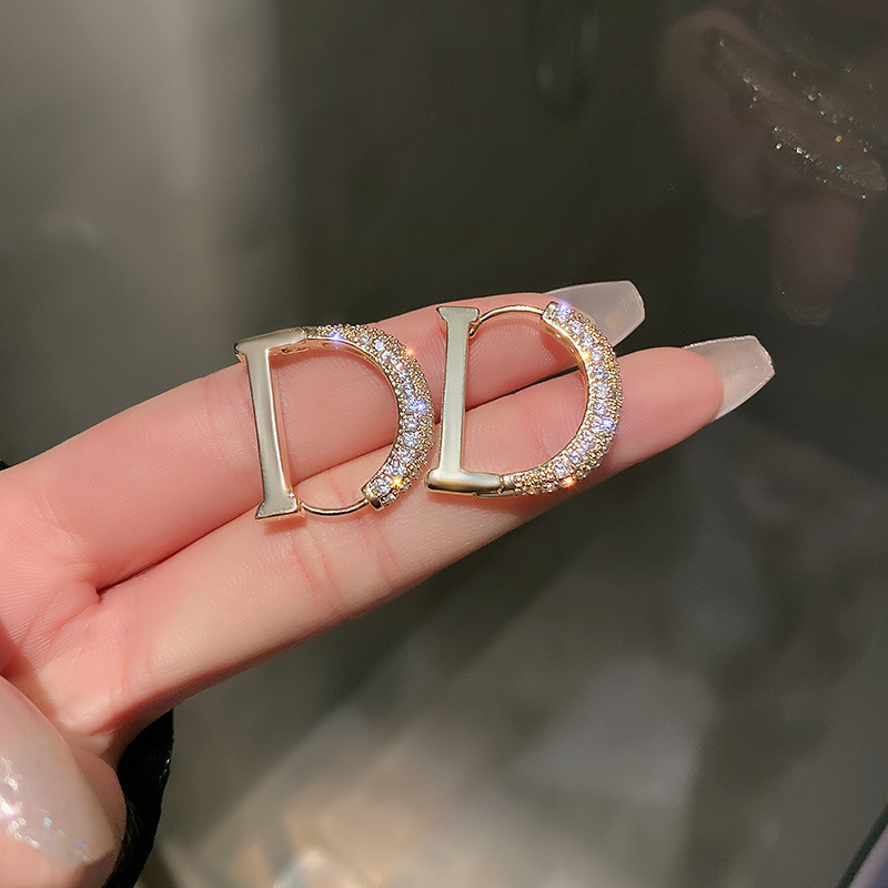 Vintage High End Alloy Stud Earrings