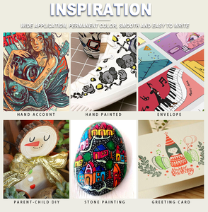 Tùy Chỉnh DIY Màu Fine <span class=keywords><strong>Tip</strong></span> Art <span class=keywords><strong>Marker</strong></span> 12 Màu Nghệ Thuật Màu Nước Cọ Pen Set - Product Image 6