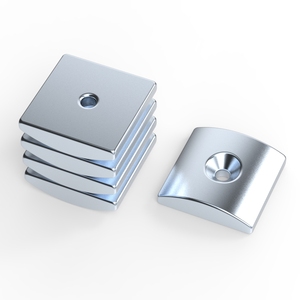 Imanes industriales de motor N52M, imán de ferrita de neodimio con galvanoplastia de Zn, imán N52M Ndfeb para doblar material compuesto - Product Image 4
