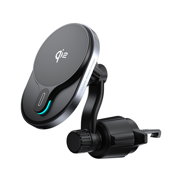 For 10W Car Magnetic Wireless Charger with OTP Protection for Mobile Phones-Fast Charging Mobile Phone Holder Accessories