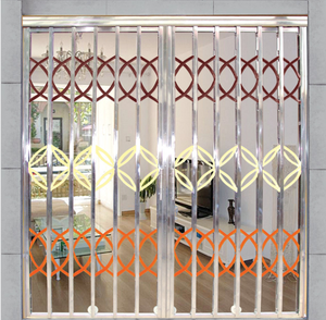 Puerta Enrollable <span class=keywords><strong>de</strong></span> <span class=keywords><strong>Aluminio</strong></span> con Rejilla <span class=keywords><strong>de</strong></span> Seguridad <span class=keywords><strong>de</strong></span> Diseño Moderno y Ornamental a Bajo <span class=keywords><strong>Precio</strong></span> con Superficie Acabada - Product Image 6