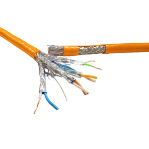 Câble réseau Internet <span class=keywords><strong>de</strong></span> haute qualité fabriqué en usine Cat6a FTP blindé 22AWG conducteur en cuivre pur 500MHz 10Gbps blindage AI - Product Image 2