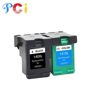 PCI 140 XL 141 XL 140XL 141XL 컬러 Remanufactured 잉크 카트리지 CB336HE CB338HE HP HP140 Deskjet D4263 Photosmart C4283