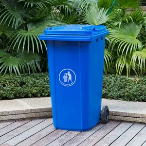 Lixeira e lata de lixo para exterior HDPE 96 galões