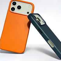 Étui en cuir officiel pour coque de chargement magnétique sans fil pour iPhone 18 17 Pro Max Air 16 15 Pro Max, housse anti-chute originale