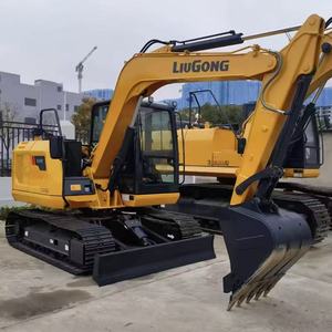 Excavatrice LiuGong 908F de 6 tonnes d'occasion à faible nombre d'heures de fonctionnement avec moteur, pompe et roulement - Modèle 2024 testé et inspecté pour usage municipal et agricole - Product Image 2
