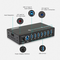 Chargeur USB multiport universel de haute qualité Sipolar Ax-173, 7 ports, alimenté par USB 3.0, pour téléphones et tablettes