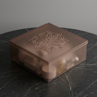 Boîte cadeau de baptême personnalisée en acrylique avec impression UV/sérigraphie, OEM/ODM disponible