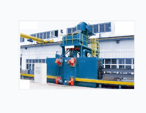 Máquina de granallado de tipo pasante con marco giratorio grande para limpieza y pulido de granalla de acero - Product Image 2