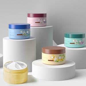 Pot à crème écologique de 300 ml avec logo personnalisé en plastique recyclé PP/PETG pour crème pour le visage, masques faciaux, nettoyant visage - Product Image 1