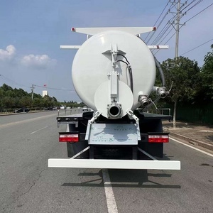 รถดูดสิ่งปฏิกูลแบบสุญญากาศตงเฟิง 12 ลูกบาศก์เมตร ถังเหล็กกล้าคาร์บอน ระบบปั๊ม สำหรับทำความสะอาดถังบำบัดน้ำเสียและขุดลอกท่อระบายน้ำ - Product Image 6