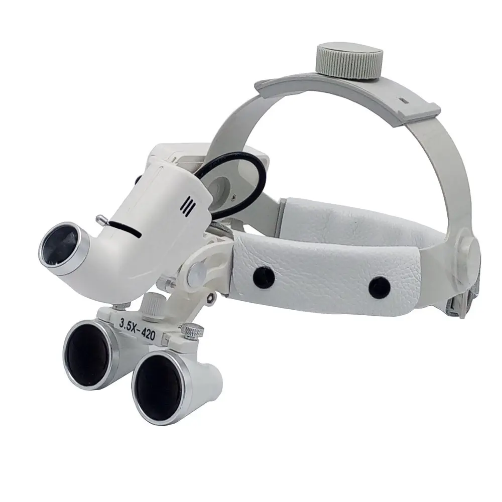 2.5x/3.5x Wireless Magnification Binocular Dental loupe Surgical Loupes With LED Headlight
