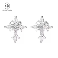 Clous d'oreilles vintage style baroque entièrement sertis de pierres irisées, à visser, unisexe, en acier inoxydable, accessoires pour cartilage, vente en gros