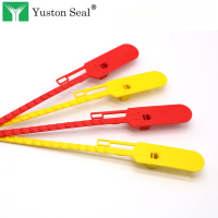 Sceau plastique à serrage progressif YTPS004, 400 mm, pour porte de camion, avec logo personnalisé pour compagnies aériennes