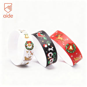 Braccialetti in Carta Tyvek Resistenti allo Strappo e Impermeabili, Colorati per Feste Natalizie ed Eventi, Personalizzabili con Logo - Product Image 2