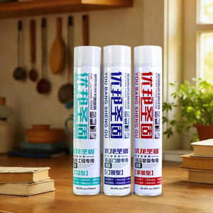 Mousse polyuréthane expansive isolante de type pistolet portable de 750 ml pour l'étanchéité, le calfeutrage, la construction et le travail du bois - Product Image 6