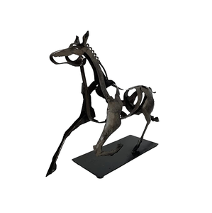 Decoración de Pared Metálica Ecológica Contemporánea Zhongpin, Estilo Grinch Country Galvanizado, para Sala de Estar - Product Image 1