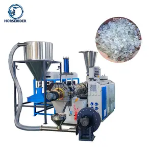 Horserider PVC Granulator Plastic Granulator / Hard Plastic PVC Powder Pelletizing Line