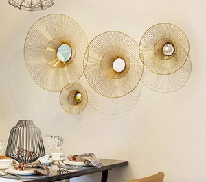 Accesorios de <span class=keywords><strong>arte</strong></span> para <span class=keywords><strong>el</strong></span> hogar Fondo de sala de estar Decoración de restaurante Espejos Decoración de pared Pare <span class=keywords><strong>El</strong></span> Hogar - Product Image 6