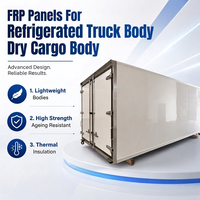 Panneaux sandwich légers en PRV (Polymère Renforcé de Fibres de Verre) haute résistance pour caisses de camions frigorifiques, congélateurs et caisses de marchandises sèches – Panneaux composites