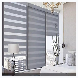 Màn rèm ngựa vằn thông minh, bóng lăn chạy bằng pin có động cơ với ứng dụng Wifi & điều khiển từ xa, Rèm điện tự động - Product Image 1