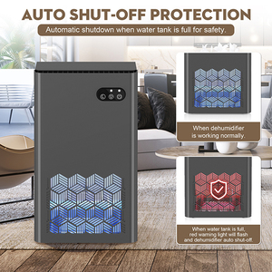 Máy hút ẩm máy nén hiệu suất cao AC100-240V 60Hz điện áp rộng điều khiển màn hình cảm ứng dùng cho hộ gia đình xuất khẩu thị trường toàn cầu - Product Image 4