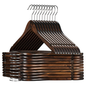 Perchas de <span class=keywords><strong>Madera</strong></span> Personalizadas al por Mayor a Bajo Precio, Perchas de <span class=keywords><strong>Madera</strong></span> Vintage <span class=keywords><strong>para</strong></span> Ropa, Bufandas, Pantalones, Vestidos y Abrigos - Product Image 1