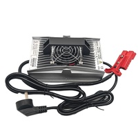 Chargeur intelligent au lithium 24V 15A SY500, adaptateur d'alimentation à charge rapide avec prise Anderson rouge, pièces détachées pour chariot élévateur