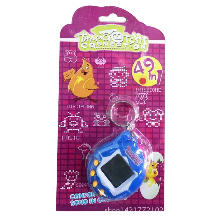 49 in 1 electronic virtual pet game tamagotchi with keychain function