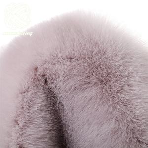 Çin üretici toptan yüksek kalite özelleştirilmiş renk lüks uzun kazık yumuşak tüylü Polyester Faux kürk kumaşlar - Product Image 4