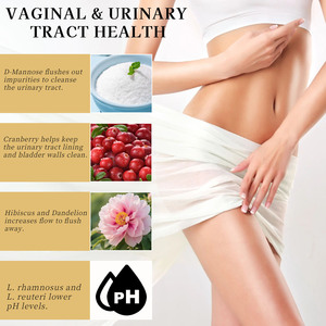 Cápsulas de Probióticos para Mujer con Mezcla de Fibra Prebiótica, Apoyo para la Salud Urinaria, Equilibrio del pH, Venta al por Mayor OEM ODM - Product Image 4