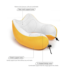 Pesawat fungsional berbentuk U perjalanan leher rileks bantal busa memori bantal serviks untuk leher pereda nyeri Coussin De Voyage - Product Image 2