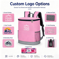 Sac isotherme souple portable 15L personnalisé avec impression de lettres, réutilisable, pour pique-niques et boîte de rangement pour le déjeuner