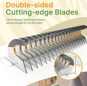 Nuevo peine de limpieza automática para mascotas, peine para limpiar la capa interior, cepillo para limpiar perros y gatos con un botón - Product Image 4