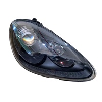 Feux avant au xénon 958 Porsche Cayenne, système d'éclairage du pare-chocs avant avec éclairage d'assistance au virage, version noire pour 2011-2014