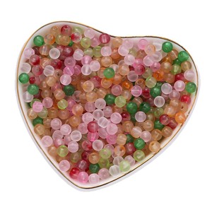 Perles de verre 4,5 mm, colorées, transparentes, rondes, en vrac, pour la fabrication de bracelets, accessoires de bijoux DIY - Product Image 5