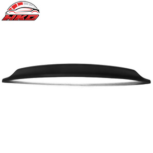 Convient aux modèles Honda Civic berline 4 portes 2012-2015, aileron arrière de style IKON Duckbill V2, noir mat - Product Image 1