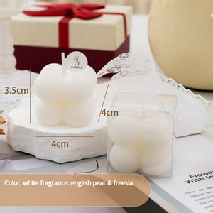 Vela Aromática Pequeña de Cera de Soja en Forma de <span class=keywords><strong>Cubo</strong></span> de <span class=keywords><strong>Rubik</strong></span>, Linda, Hecha a Mano, Tiempo de Quemado de 4 a 12 Horas, Regalo para el Día de San Valentín, Bodas, Diwali, Bares - Product Image 5