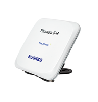 Thuraya IP + Terminal satellite compact à large bande 161 pays Couverture 444kbps Durable Ethernet et Module de communication GPS IP55