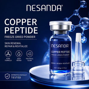 Suero Facial Avanzado NESANDA con Péptidos de Cobre Azul Liofilizado, Antiarrugas, Estimulante de Colágeno, Antiinflamatorio para Heridas - Product Image 2
